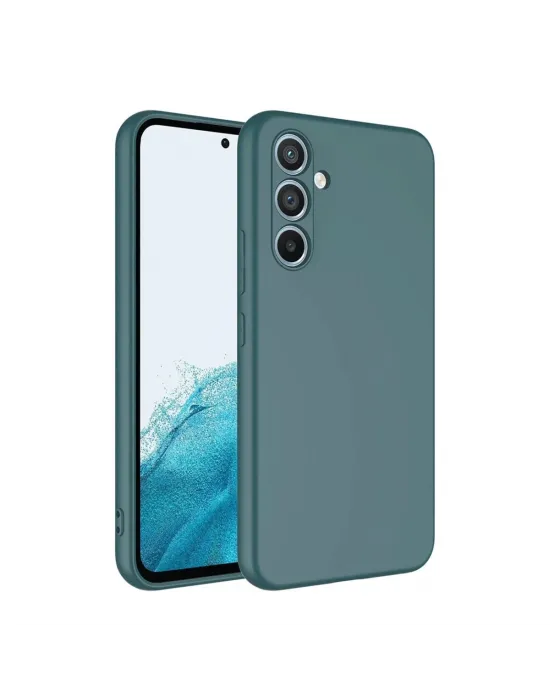 Samsung Galaxy A16 5g Kılıf First Silikon - Koyu Yeşil