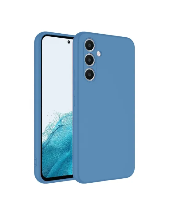 Samsung Galaxy A16 5g Kılıf First Silikon - Mavi