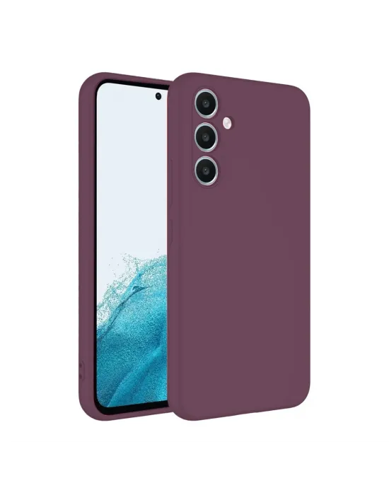 Samsung Galaxy A16 5g Kılıf First Silikon - Mürdüm
