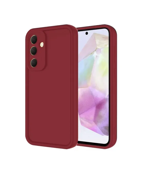 Samsung Galaxy A16 5g Kılıf Viera Silikon - Bordo