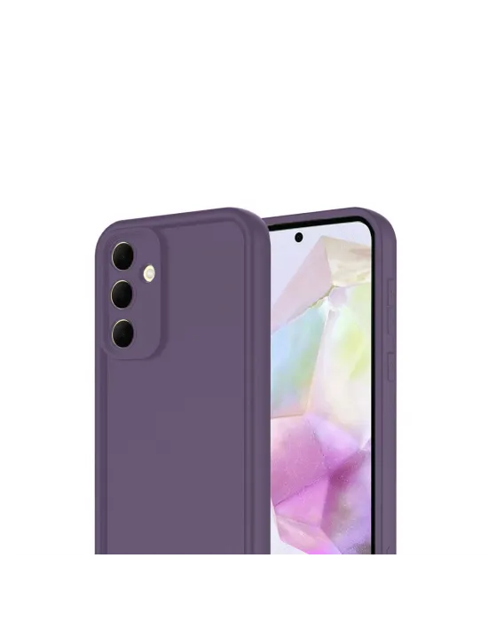 Samsung Galaxy A16 5g Kılıf Viera Silikon - Mürdüm