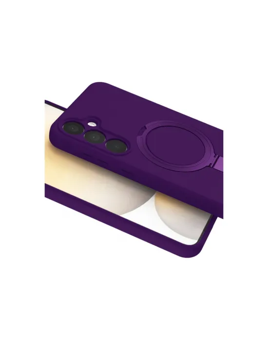 Samsung Galaxy A16 5g Regal Magsafe Standlı Kapak - Derin Mor