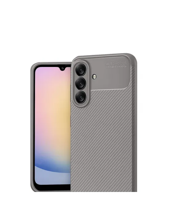 Samsung Galaxy A17 5g Auto Focus Karbon Kapak - Gri