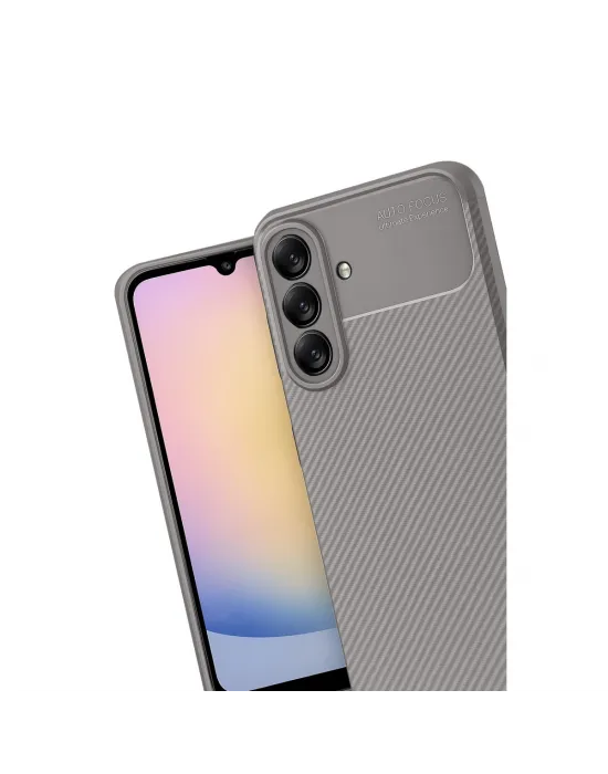 Samsung Galaxy A17 5g Auto Focus Karbon Kapak - Gri