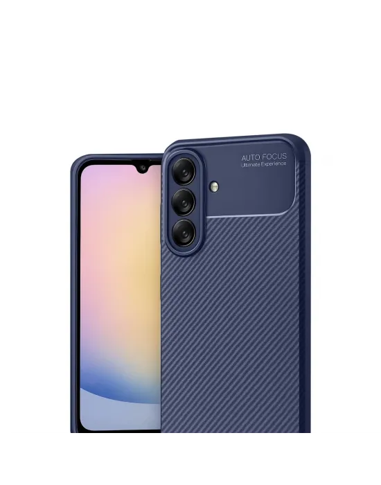 Samsung Galaxy A17 5g Auto Focus Karbon Kapak - Lacivert