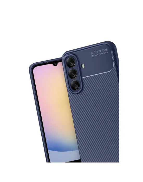 Samsung Galaxy A17 5g Auto Focus Karbon Kapak - Lacivert