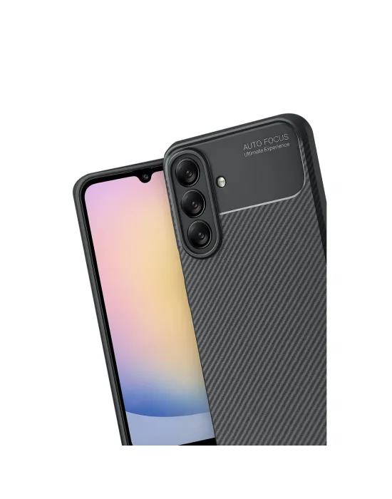 Samsung Galaxy A17 5g Auto Focus Karbon Kapak - Siyah