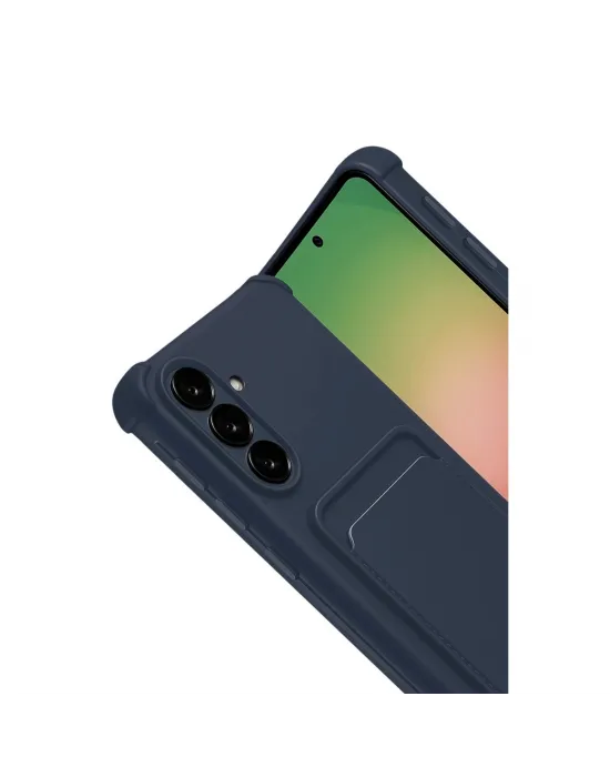 Samsung Galaxy A17 5g Kelvin Kartvizitli Silikon - Lacivert