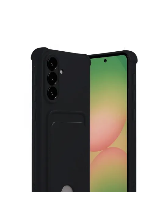 Samsung Galaxy A17 5g Kelvin Kartvizitli Silikon - Siyah