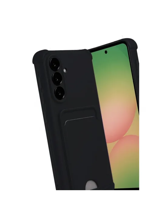 Samsung Galaxy A17 5g Kelvin Kartvizitli Silikon - Siyah