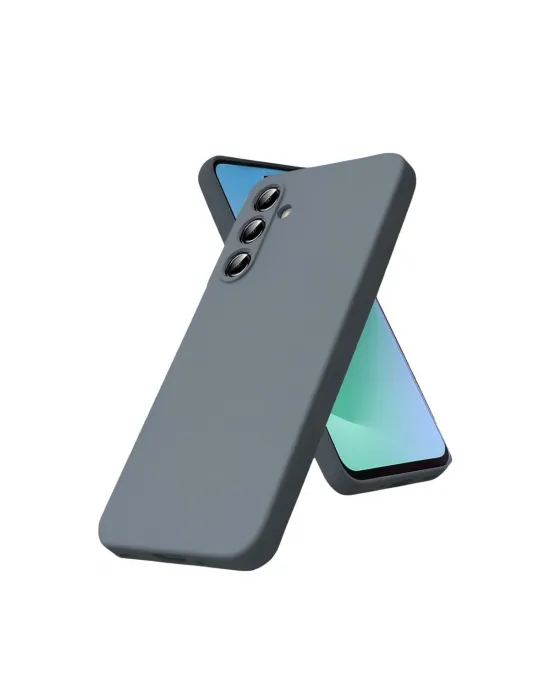 Samsung Galaxy A17 5g Nano İçi Kadife Silikon - Gri