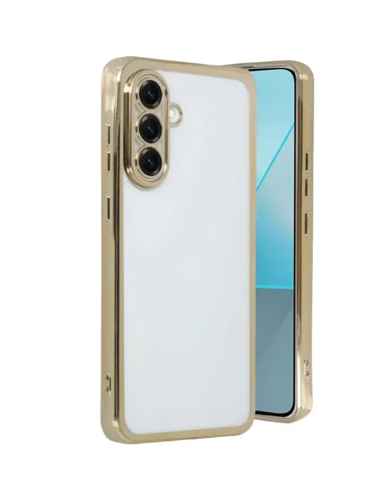 Samsung Galaxy A17 5g Razer Lensli Silikon - Gold