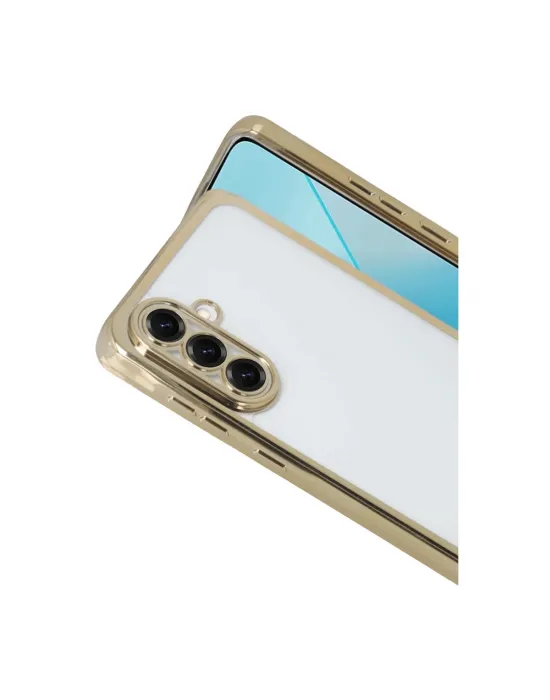Samsung Galaxy A17 5g Razer Lensli Silikon - Gold