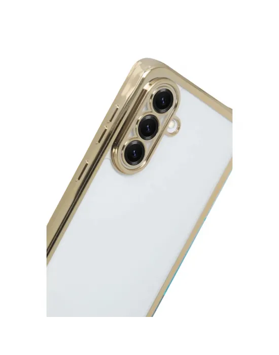 Samsung Galaxy A17 5g Razer Lensli Silikon - Gold
