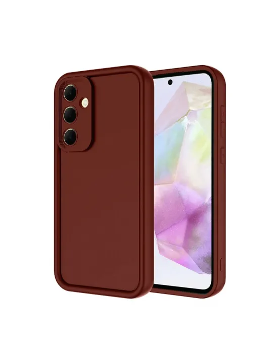 Samsung Galaxy A17 5g Viera Silikon - Bordo