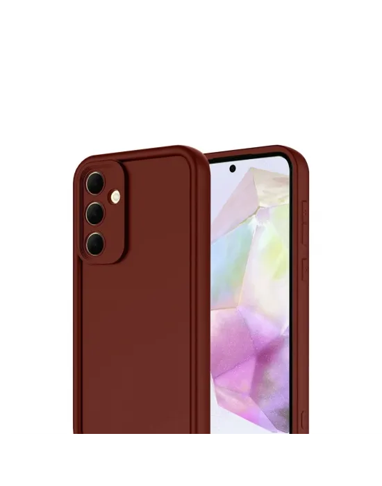 Samsung Galaxy A17 5g Viera Silikon - Bordo