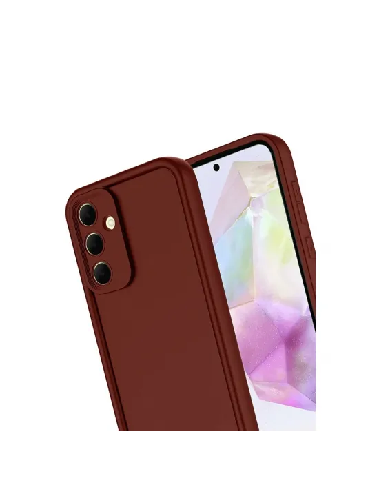 Samsung Galaxy A17 5g Viera Silikon - Bordo