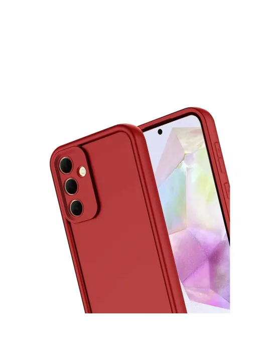 Samsung Galaxy A17 5g Viera Silikon - Kırmızı