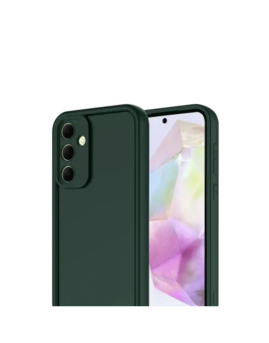 Samsung Galaxy A17 5g Viera Silikon - Koyu Yeşil