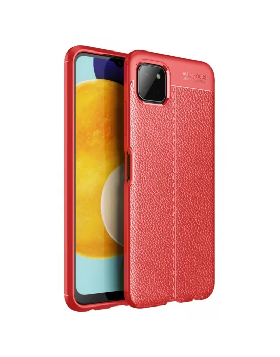 Samsung Galaxy A22 Kılıf Auto Focus Kapak - Kırmızı