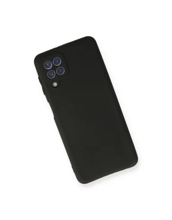 Samsung Galaxy A22 Kılıf First Silikon - Siyah