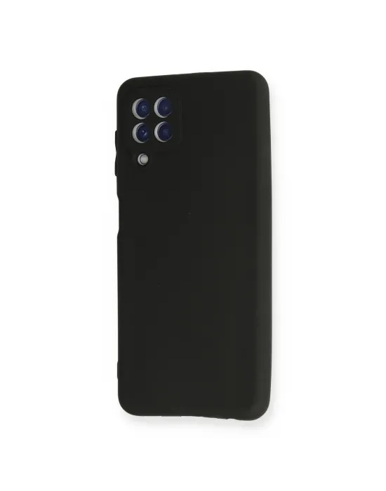 Samsung Galaxy A22 Kılıf First Silikon - Siyah