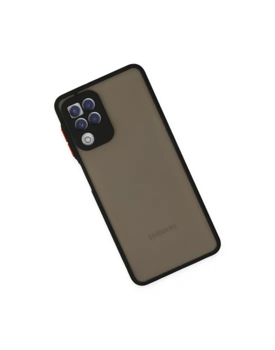 Samsung Galaxy A22 Kılıf Montreal Silikon Kapak - Siyah
