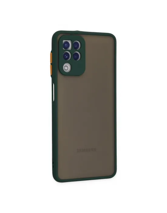 Samsung Galaxy A22 Kılıf Montreal Silikon Kapak - Yeşil