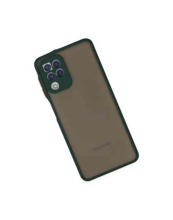 Samsung Galaxy A22 Kılıf Montreal Silikon Kapak - Yeşil