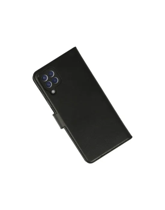 Samsung Galaxy A22 Kılıf Trend S Plus Kapaklı Kılıf - Siyah