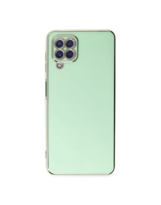 Samsung Galaxy A22 Kılıf Volet Silikon - Açık Yeşil