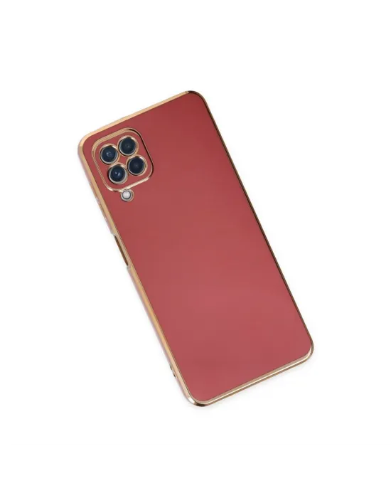 Samsung Galaxy A22 Kılıf Volet Silikon - Kırmızı