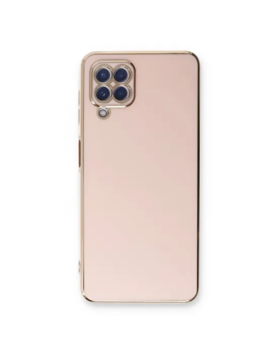 Samsung Galaxy A22 Kılıf Volet Silikon - Pembe