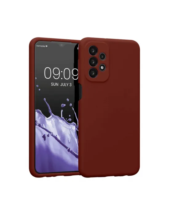 Samsung Galaxy A23 4g Kılıf First Silikon - Bordo