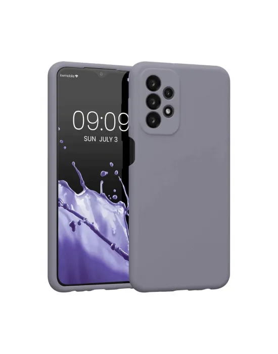Samsung Galaxy A23 4g Kılıf First Silikon - Gri