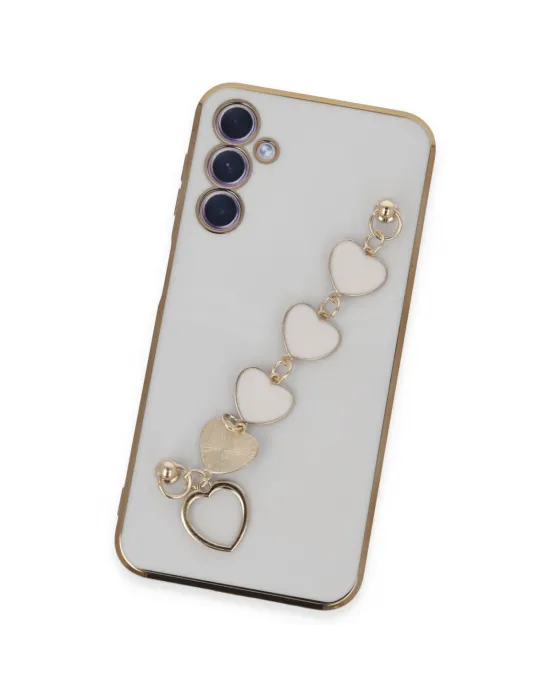 Samsung Galaxy A24 4g Kılıf Esila Silikon - Beyaz