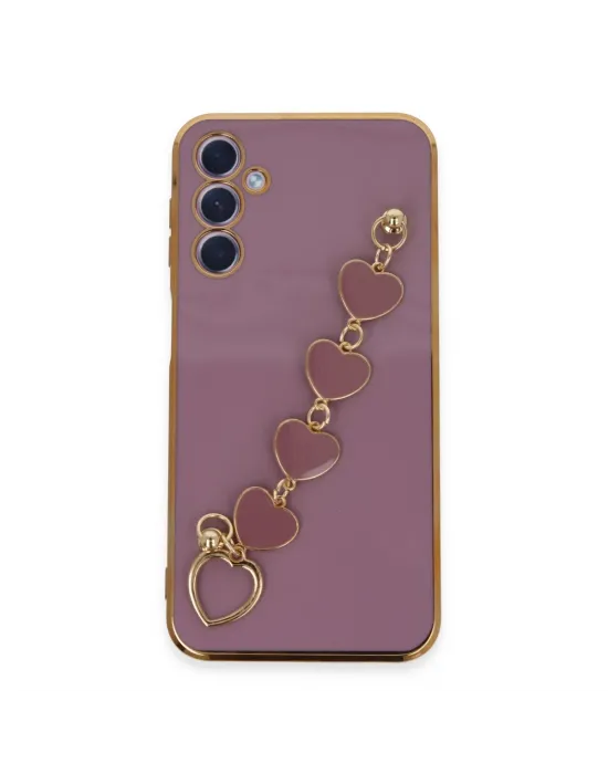 Samsung Galaxy A24 4g Kılıf Esila Silikon - Mor