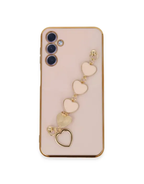 Samsung Galaxy A24 4g Kılıf Esila Silikon - Pudra
