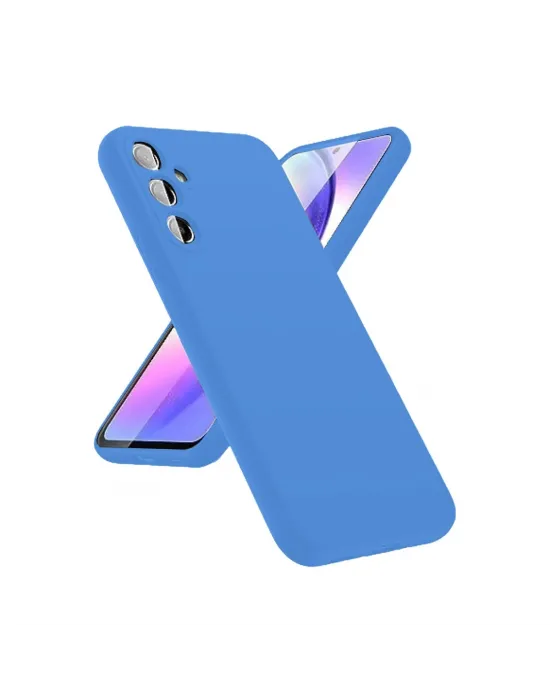 Samsung Galaxy A24 4g Kılıf First Silikon - Mavi
