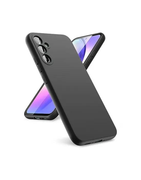 Samsung Galaxy A24 4g Kılıf First Silikon - Siyah