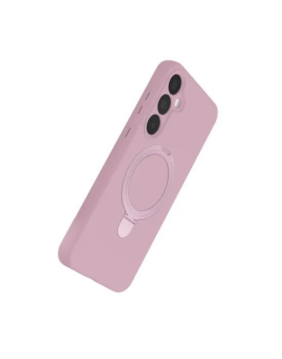 Samsung Galaxy A25 5g Regal Magsafe Standlı Kapak - Açık Pembe