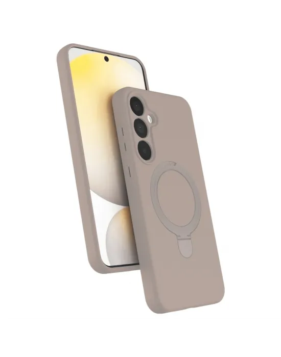 Samsung Galaxy A25 5g Regal Magsafe Standlı Kapak - Çöl Titanyum