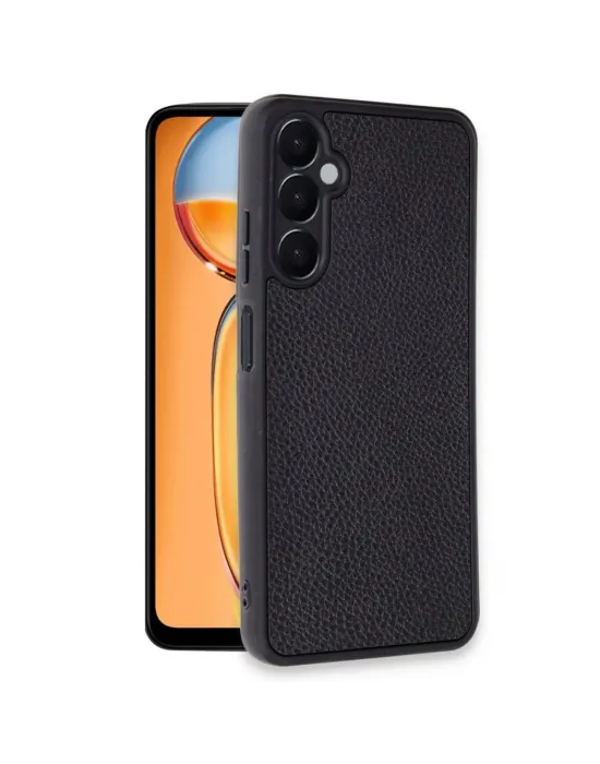 Samsung Galaxy A26 Kılıf Aras Deri Kapak - Siyah