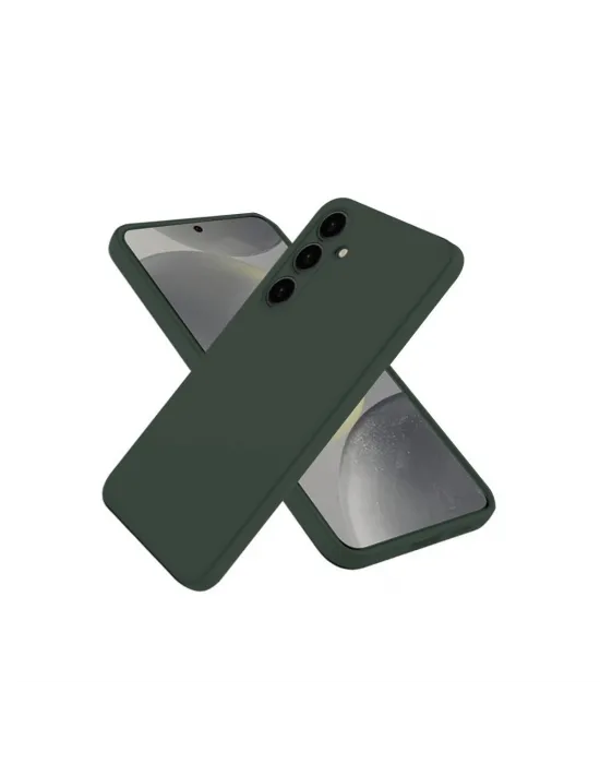 Samsung Galaxy A26 Kılıf First Silikon - Koyu Yeşil