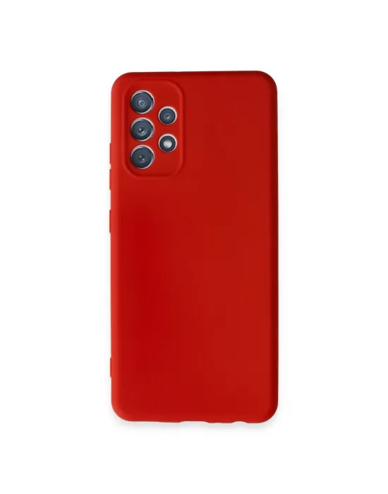 Samsung Galaxy A32 Kılıf First Silikon - Kırmızı