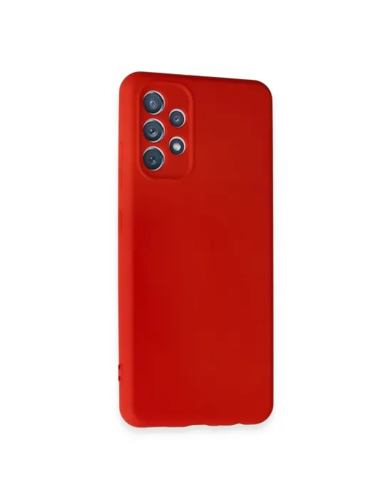 Samsung Galaxy A32 Kılıf First Silikon - Kırmızı
