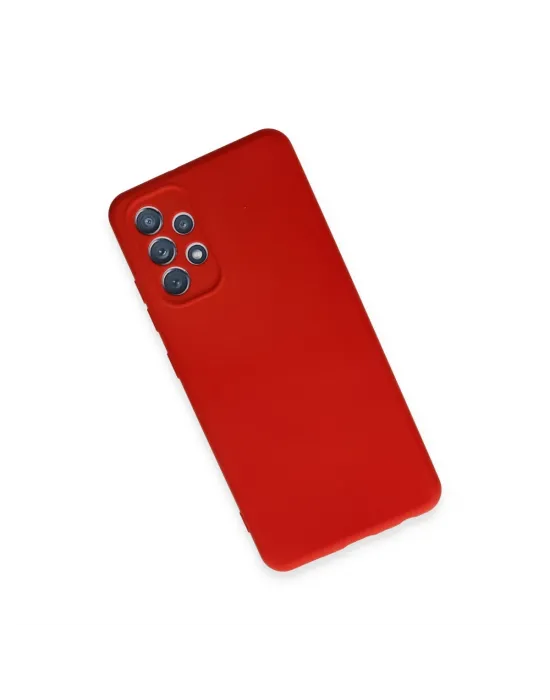 Samsung Galaxy A32 Kılıf First Silikon - Kırmızı