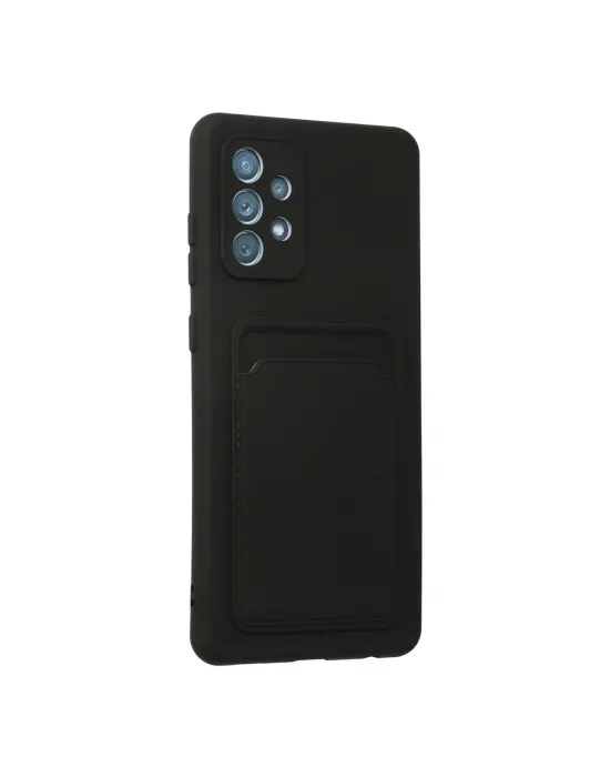 Samsung Galaxy A33 5g Kılıf Kelvin Kartvizitli Silikon - Siyah