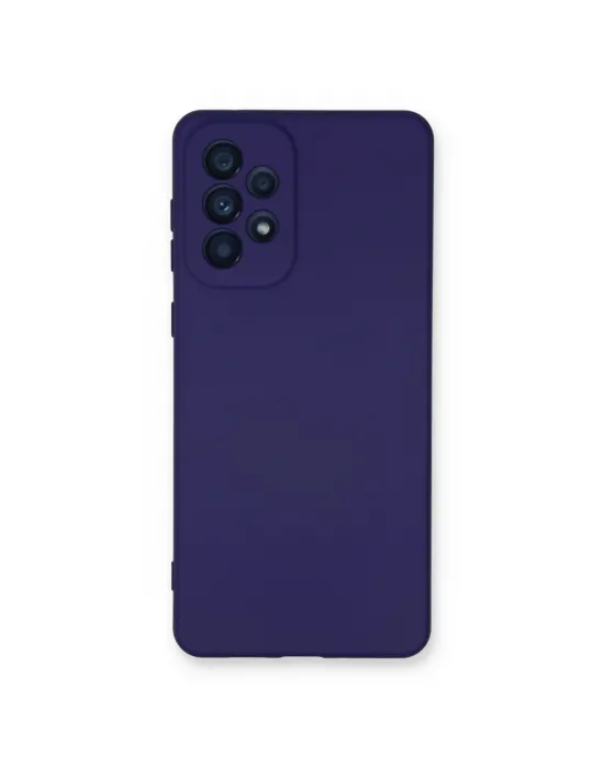 Samsung Galaxy A33 5g Kılıf Nano İçi Kadife Silikon - Mor