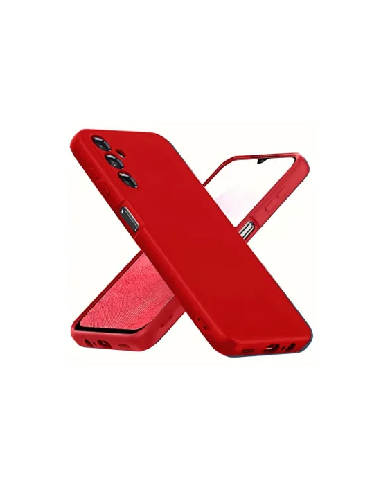 Samsung Galaxy A34 5g Kılıf First Silikon - Kırmızı